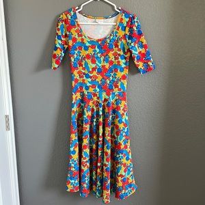 LuLaRoe Colorful Nicole Dress